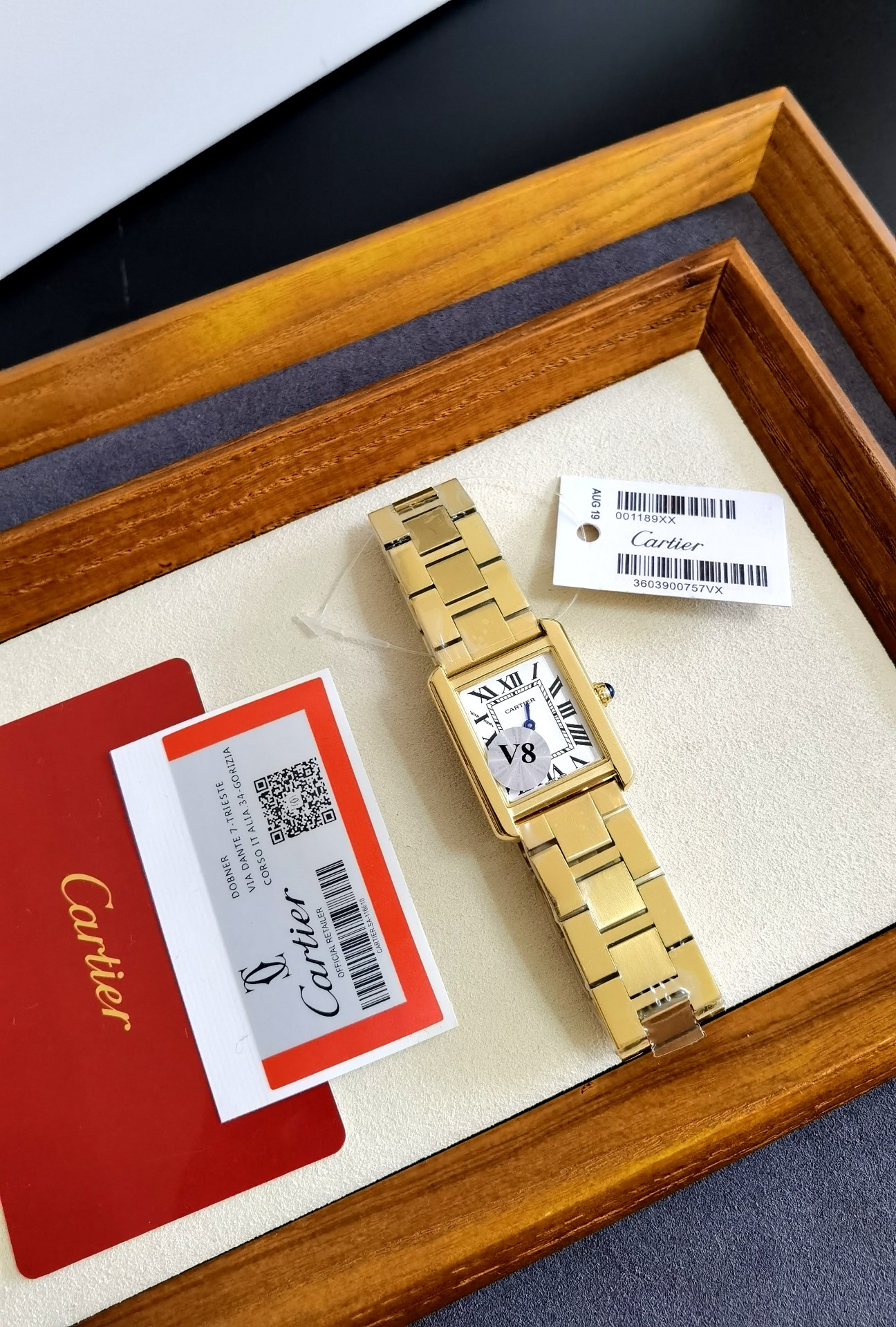 Cartier Tank Francaise w50002n2 gold|31mm